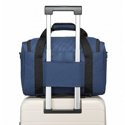 Kono Structured Travel Duffle Bag - Navy