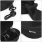 Kono Hard Shell Zipper Sunglasses Case - Black