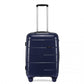 Kono 20 Inch Cabin Size Hard Shell PP Suitcase - Navy