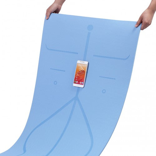 Kono TPE Non-Slip Classic Yoga Mat - Blue