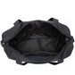 Kono Two Pieces Expandable Durable Waterproof Travel Duffle Bag Set - Black