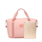 Kono Two Pieces Expandable Durable Waterproof Travel Duffle Bag Set - Pink
