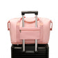 Kono Two Pieces Expandable Durable Waterproof Travel Duffle Bag Set - Pink