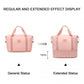 Kono Two Pieces Expandable Durable Waterproof Travel Duffle Bag Set - Pink