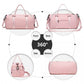 Kono Multi Waterproof Gym Bag Carry On Weekend Bag - Pink