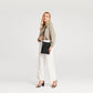 Kono Casual Multi Pocket RFID Blocking Cross Body Bag - Black