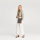 Kono Casual Multi Pocket RFID Blocking Cross Body Bag - Grey