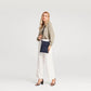 Kono Casual Multi Pocket RFID Blocking Cross Body Bag - Navy