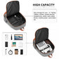 Kono Contrasting Colors Waterproof Casual Backpack With Laptop Compartment - Grey
