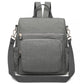 Kono Multi Way Anti-Theft Waterproof Backpack Shoulder Bag - Grey