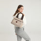 Kono Waterproof Multi-Functional Handbag Cross Body Bag - Grey