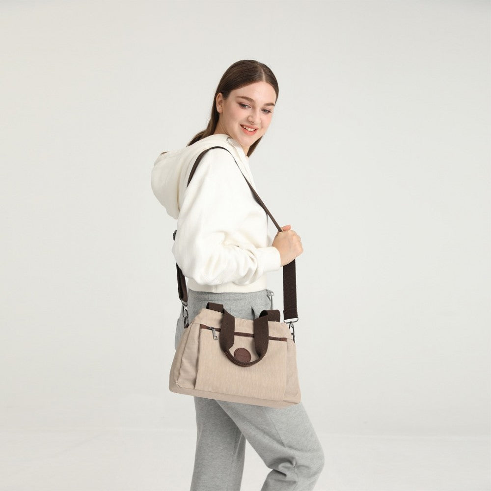 Kono Waterproof Multi-Functional Handbag Cross Body Bag - Khaki