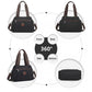 Kono Waterproof Multi-Functional Handbag Cross Body Bag - Black