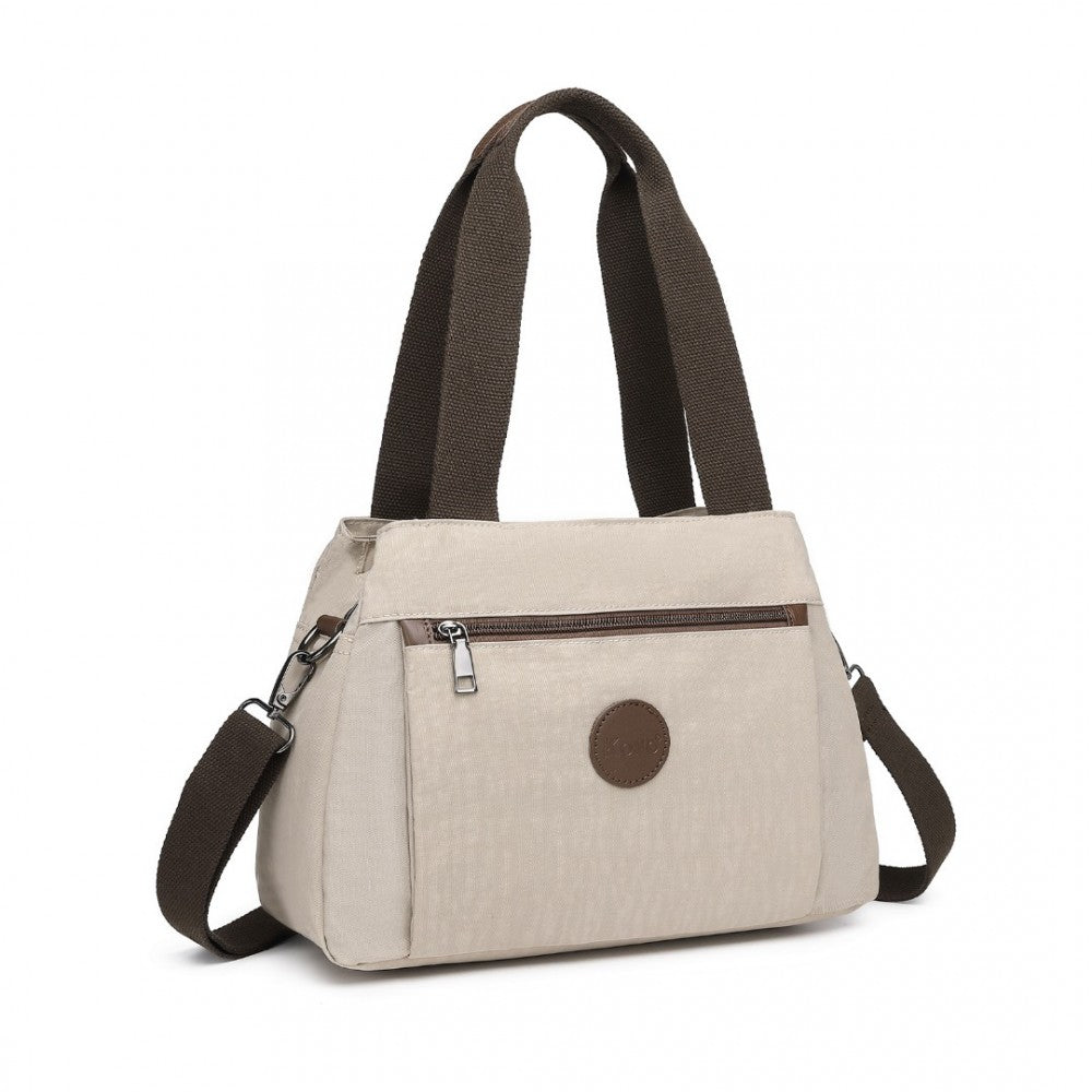 Kono Waterproof Multi-Functional Handbag Cross Body Bag - Khaki