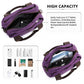Kono Waterproof Multi-Functional Handbag Cross Body Bag - Purple