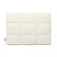 Kono Lightweight Magnetic Quilted Laptop Sleeve - Beige