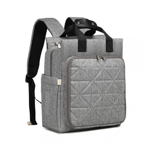 Kono Simple Lightweight Maternity Changing Bag - Grey