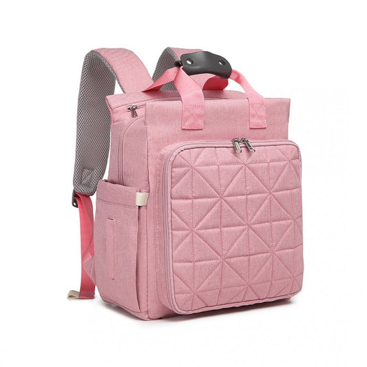 Kono Simple Lightweight Maternity Changing Bag - Pink