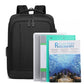 Kono Multi-Compartment Backpack With USB Port - Black