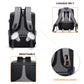 Kono Multi-Compartment Backpack With USB Port - Grey