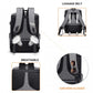 Kono Multi-Compartment Backpack With USB Port - Grey
