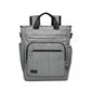 Kono Durable Waterproof Multi Men’s Backpack Shoulder Bag - Black