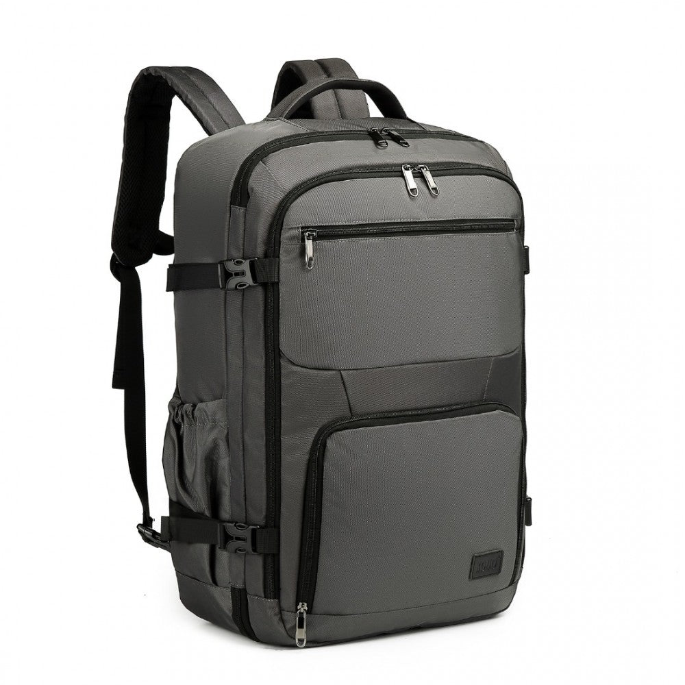 Kono Multifunctional Portable Travel Backpack Cabin Luggage Bag - Grey