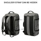 Kono Multifunctional Portable 39L Travel Backpack Cabin Luggage Bag - Grey