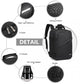 Kono Lightweight 20L Cabin Bag Travel Business Backpack - Black