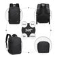 Kono Lightweight 20L Cabin Bag Travel Business Backpack - Black