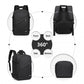Kono Lightweight 20L Cabin Bag Travel Business Backpack - Black