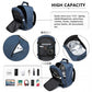 Kono Lightweight 20L Cabin Bag Travel Business Backpack - Navy