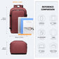 Kono Lightweight Cabin Bag Travel Business Backpack - Burgundy
