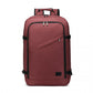 Kono Lightweight Cabin Bag Travel Business Backpack - Burgundy