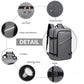 Kono Lightweight Cabin Bag Travel Business Backpack - Grey