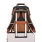 Kono Lightweight Cabin Bag Travel Business Backpack - Black And Brown
