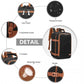 Kono Lightweight Cabin Bag Travel Business Backpack - Black And Brown