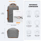 Kono Lightweight Cabin Bag Travel Business Backpack - Grey And Brown