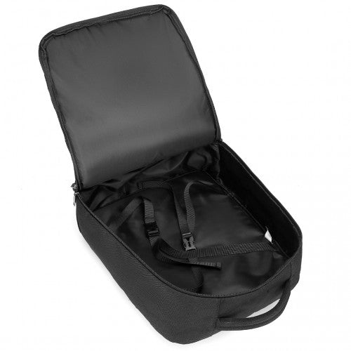 Kono Multi-Level High-Capacity Cabin Bag Travel 30L Backpack - Black