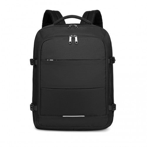 Kono Multi-Level High-Capacity Cabin Bag Travel 30L Backpack - Black