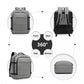 Kono Multi-Level High-Capacity Cabin Bag Travel Backpack - Grey