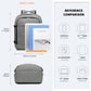 Kono Multi-Level High-Capacity Cabin Bag Travel Backpack - Grey