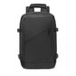 Kono PVC Coated Cabin Bag Carry On Travel Backpack For Under Seat - Black