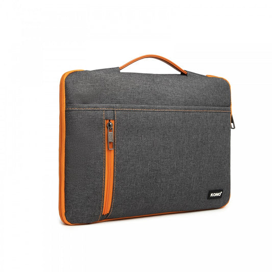 Kono Structured Slim 13.5 Inch Laptop Sleeve - Grey