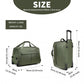 Kono Foldable Large Capacity Trolley Travel Bag - Green
