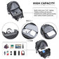 Kono Multi Functional Outdoor Hiking Backpack With Rain Cover - Black