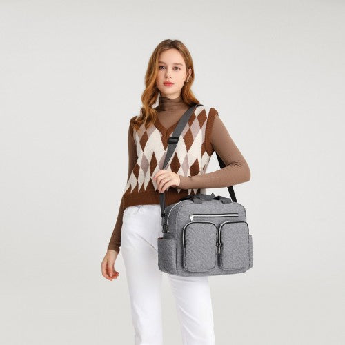 Kono Durable And Functional Changing Tote Bag - Black
