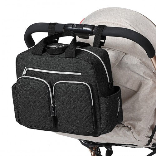Kono Durable And Functional Changing Tote Bag - Black