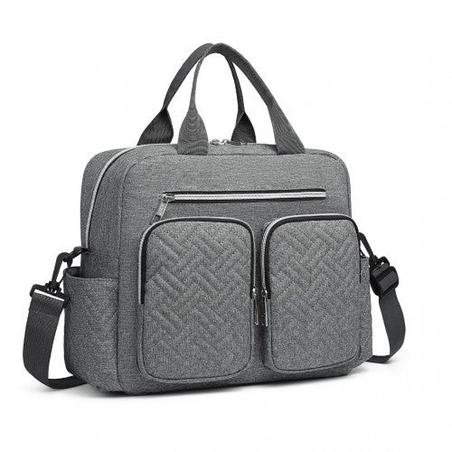 Kono Durable And Functional Changing Tote Bag - Grey