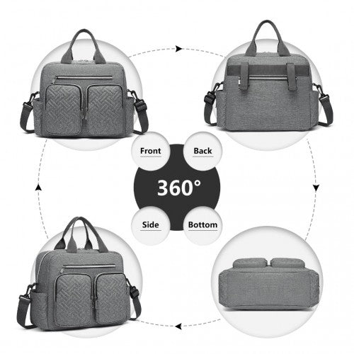 Kono Durable And Functional Changing Tote Bag - Grey